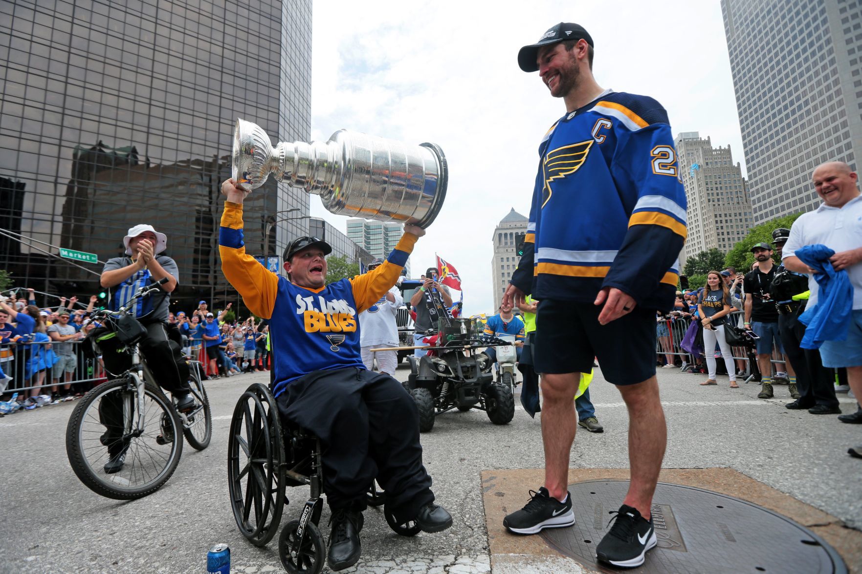 Scenes from Blues Stanley Victory Parade